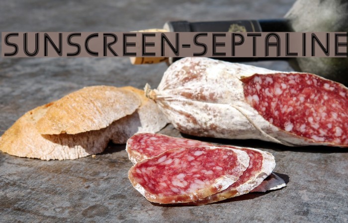 Sunscreen-Septaline Example 1