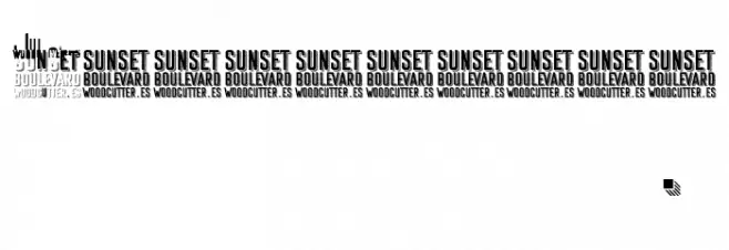 Sunset Boulevard Font OTHER CHARS