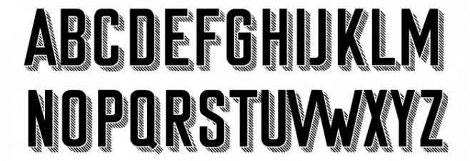 Sunset Boulevard Schriftart Groß