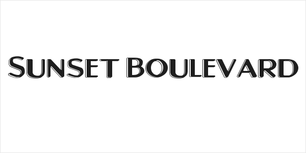 Sunset Boulevard Logo