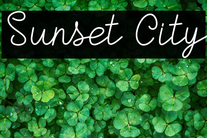 Sunset City Example 1