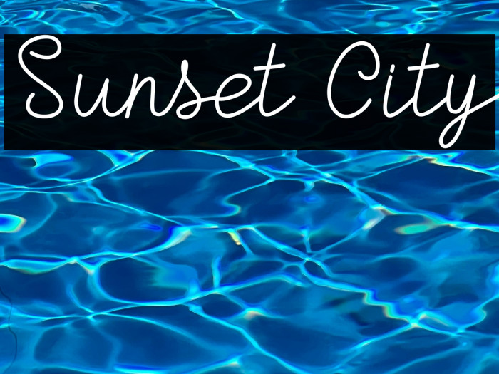 Sunset City Example 3