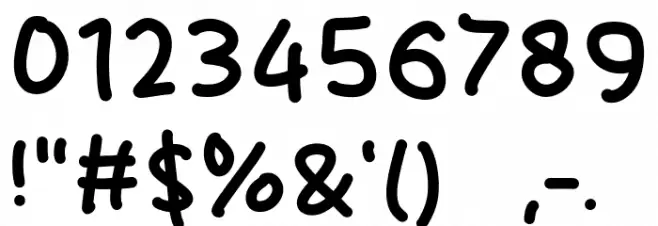 Sunset Friday Font OTHER CHARS