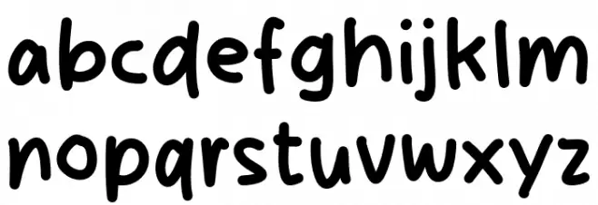 Sunset Friday 字体 小写