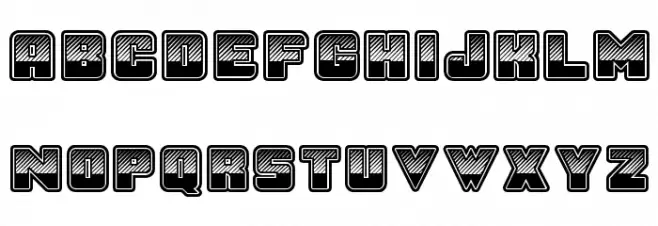 Sunset GP Font Litere mari