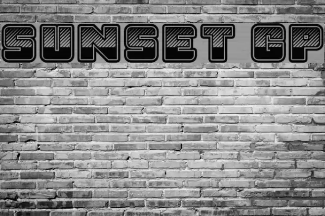 Sunset GP Font examples