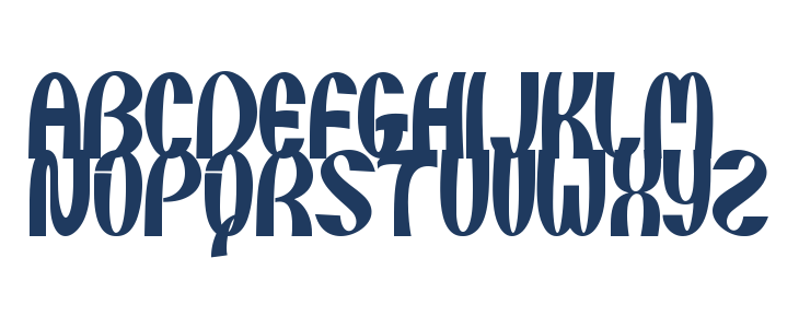 Sunset Holiday Uppercase