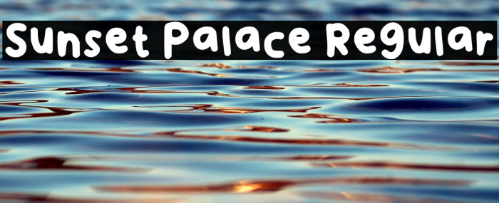Sunset Palace Regular Example 1
