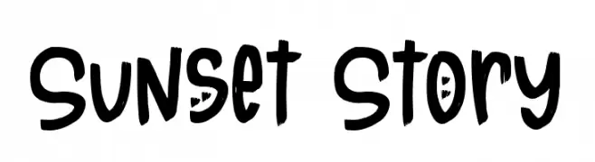 Sunset Story  font caratteri gratis
