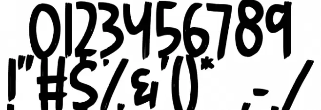 Sunset Story Font OTHER CHARS