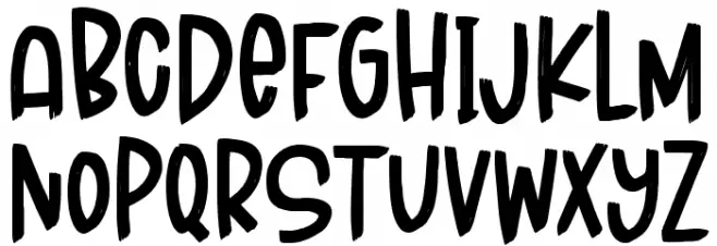 Sunset Story Font Litere mari