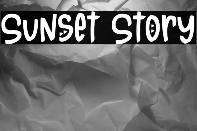 Sunset Story Font examples