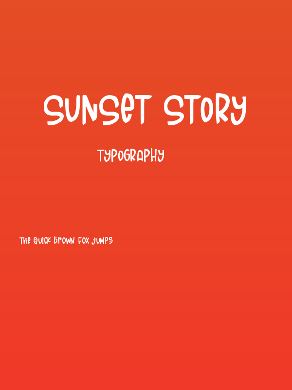 Sunset Story Poster