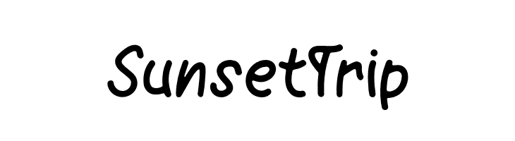 Sunset Trip  Free Fonts Download