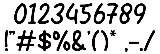 Sunset Trip Font OTHER CHARS