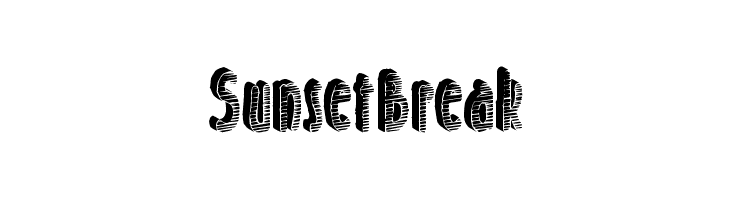 SunsetBreak Font