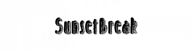 SunsetBreak  baixar fontes gratis