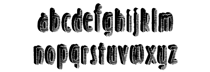 SunsetBreak Font LOWERCASE