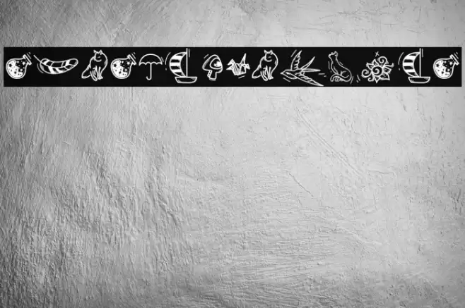 SunsetDingbats Font examples