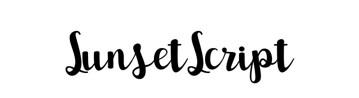SunsetScript  Descarca Fonturi Gratis
