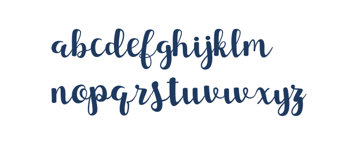 SunsetScript Lowercase