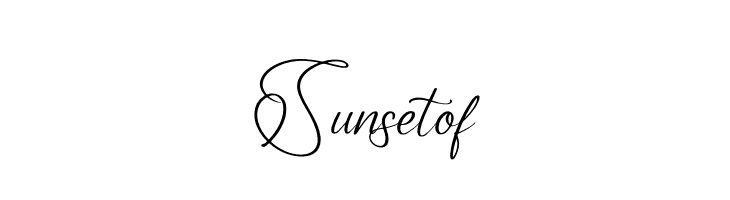 Sunsetof  免费字体下载
