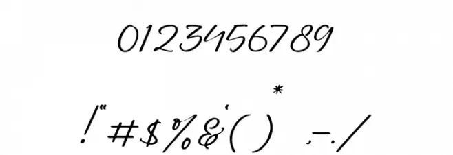 Sunsetof خط محارف أخرى