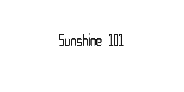 Sunshine 101 Logo