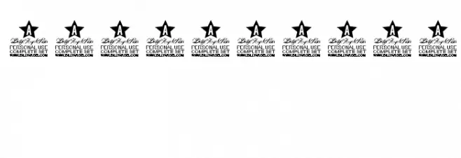 Sunshine Boulevard Personal Use Font OTHER CHARS