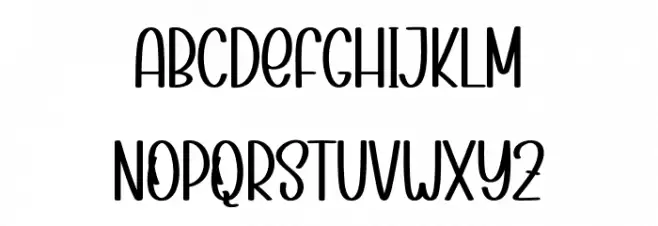 Sunshine Christmas خط أحرف صغيرة