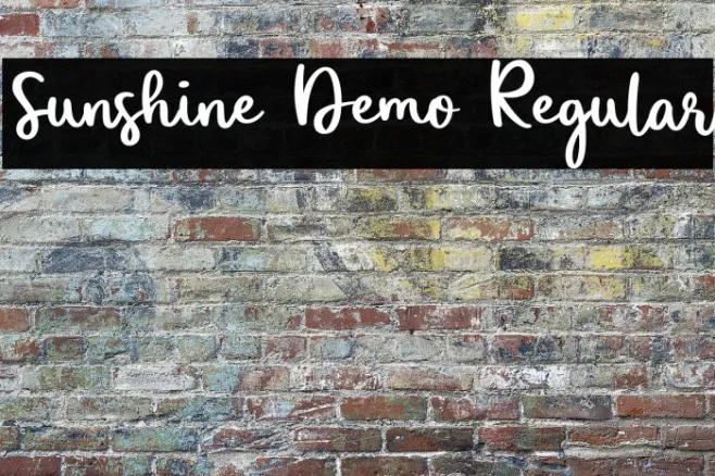 Sunshine Demo Regular Example 1
