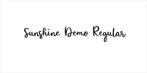 Sunshine Demo Regular Logo