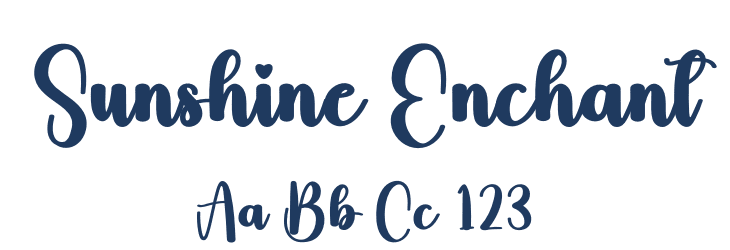 Sunshine Enchant Font Preview