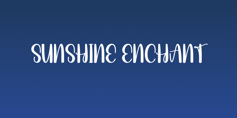 Sunshine Enchant Social Header