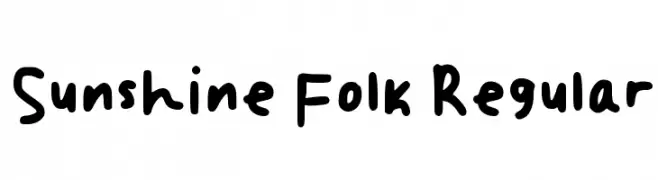 Sunshine Folk Regular  Fuentes Gratis Descargar