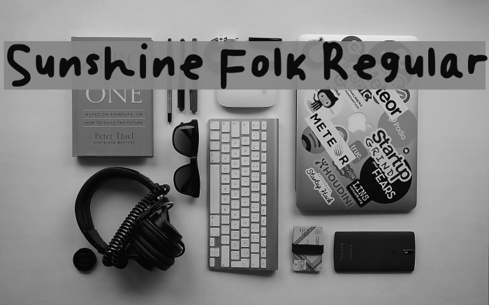 Sunshine Folk Regular Example 1