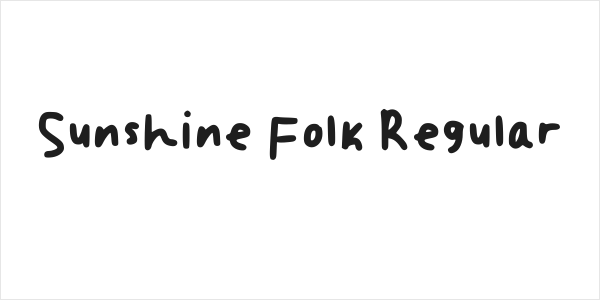 Sunshine Folk Regular Logo