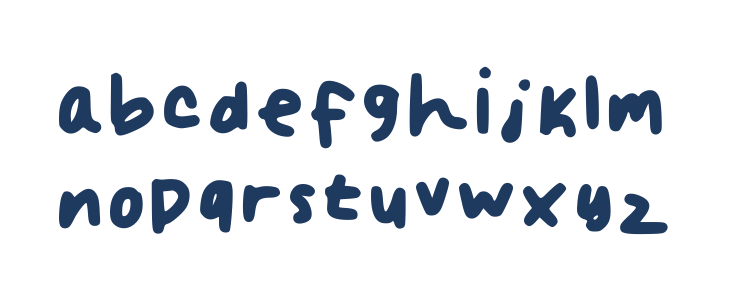 Sunshine Folk Regular Lowercase