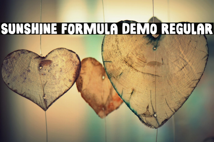 Sunshine Formula DEMO Regular Example 3