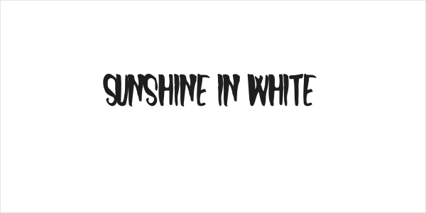 Sunshine In White Logo