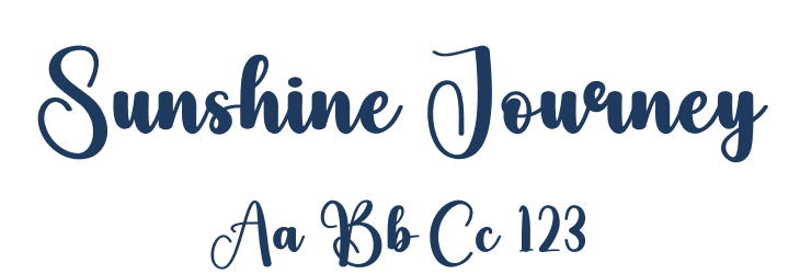 Sunshine Journey Font Preview