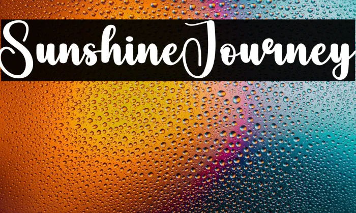 Sunshine Journey Example 1