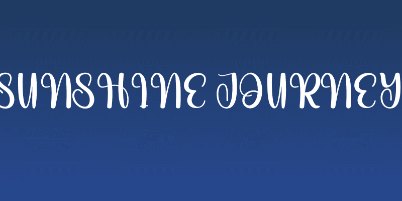 Sunshine Journey Social Header