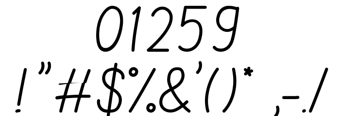 Sunshine Lollipop Font OTHER CHARS