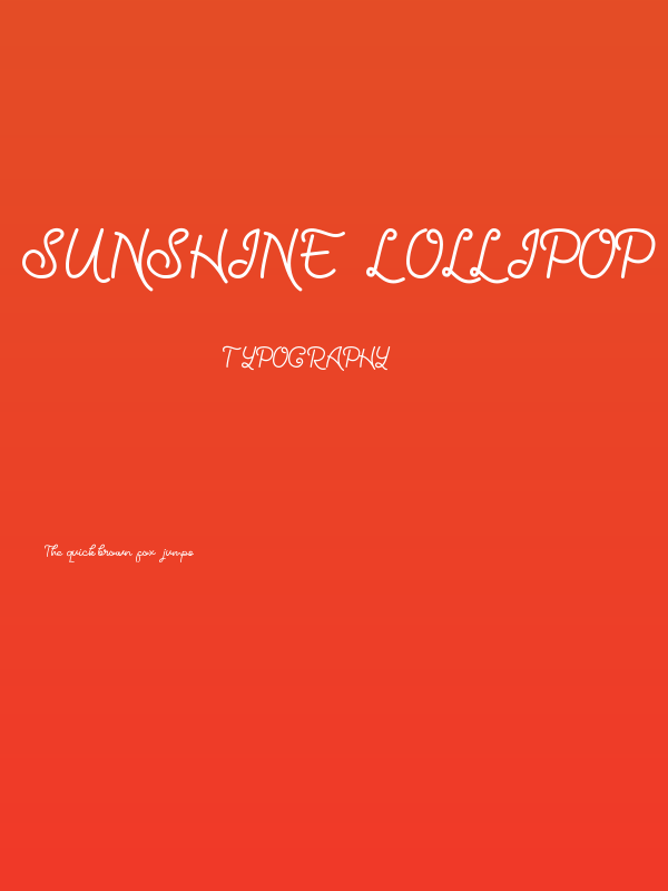 Sunshine Lollipop Poster