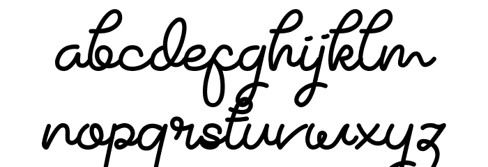 Sunshine Lollipop Font LOWERCASE