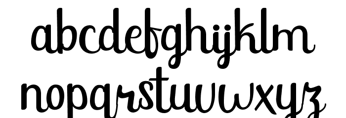 Sunshine Mind Font LOWERCASE