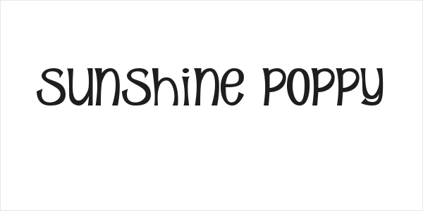 Sunshine Poppy Logo