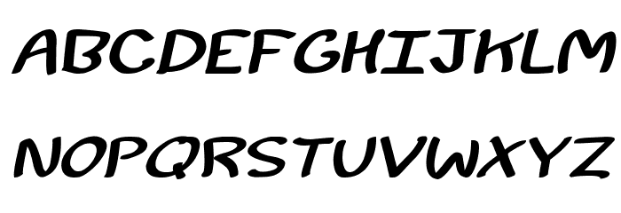 Sunshine Smile Italic Font LOWERCASE