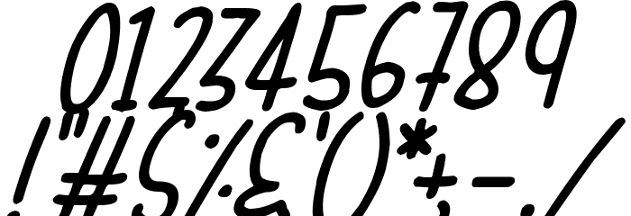 Sunshine Smiles Italic Font OTHER CHARS